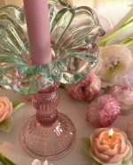Wildflower Glass Candle Holder