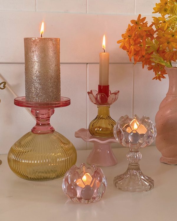 Jardin Glass Candle Holder
