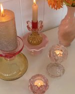 Jardin Glass Candle Holder