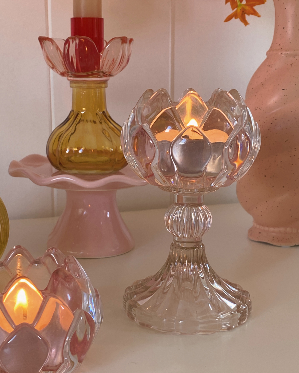 Jardin Glass Candle Holder