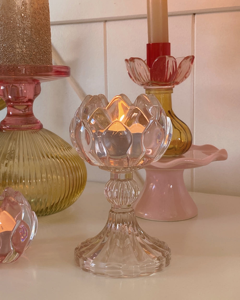 Jardin Glass Candle Holder
