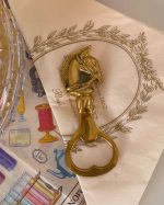 Vintage Equestrian Horse Brass Bottle Opener