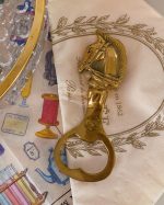 Vintage Equestrian Horse Brass Bottle Opener