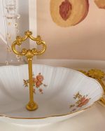 Vintage Orange Blossom Porcelain Serving Dish