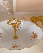 Vintage Orange Blossom Porcelain Serving Dish