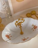 Vintage Orange Blossom Porcelain Serving Dish