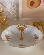 Vintage Orange Blossom Porcelain Serving Dish