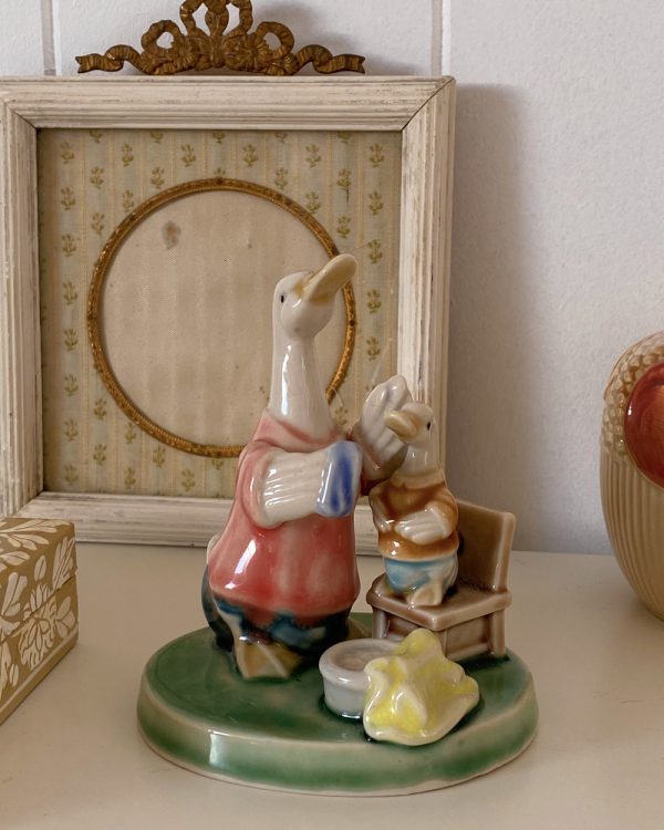 Vintage Beatrix Potter Mother Goose Porcelain Figurine