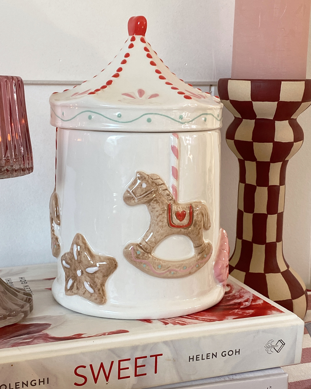 Gingerbread Ceramic Cookie Jar