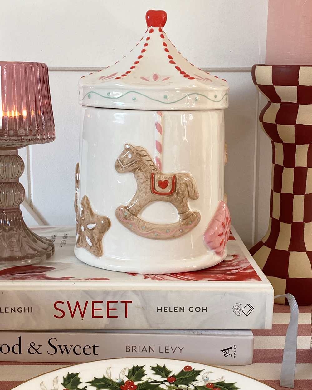 Gingerbread Ceramic Cookie Jar