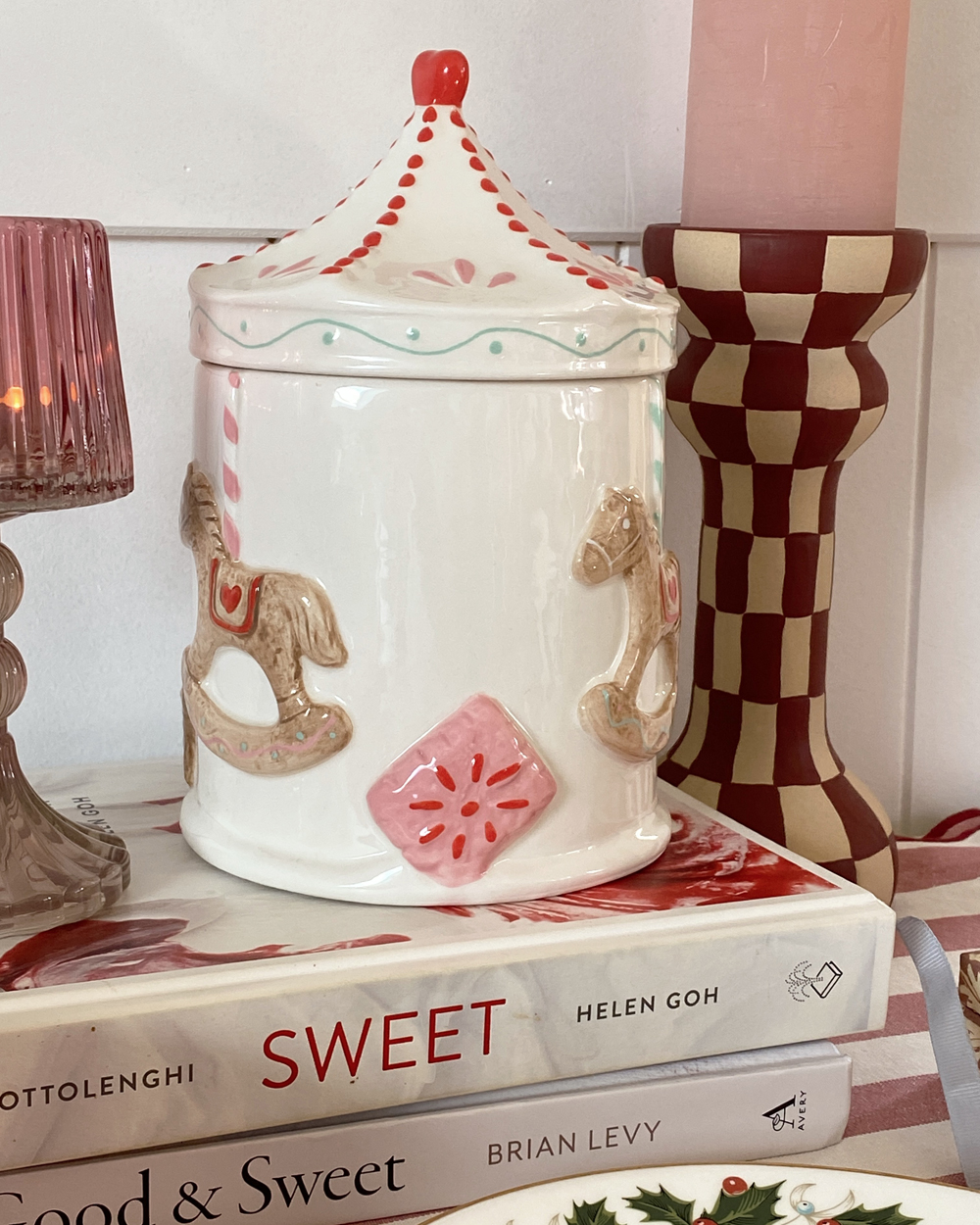 Gingerbread Ceramic Cookie Jar