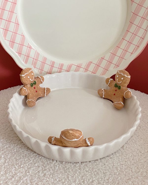 Gingerbread Ceramic Oven Dish