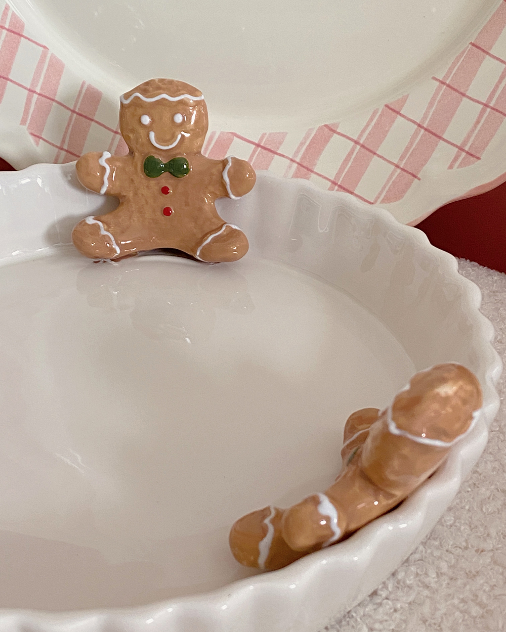 Gingerbread Ceramic Oven Dish