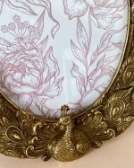 Gold Peacock Photo Frame
