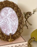 Gold Peacock Photo Frame