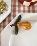 Vintage Moustiers de Séguiers Raised Fruit Plate