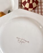 Vintage Moustiers de Séguiers Raised Fruit Plate