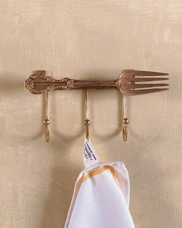 French Bistro Fork Metal Wall Hook