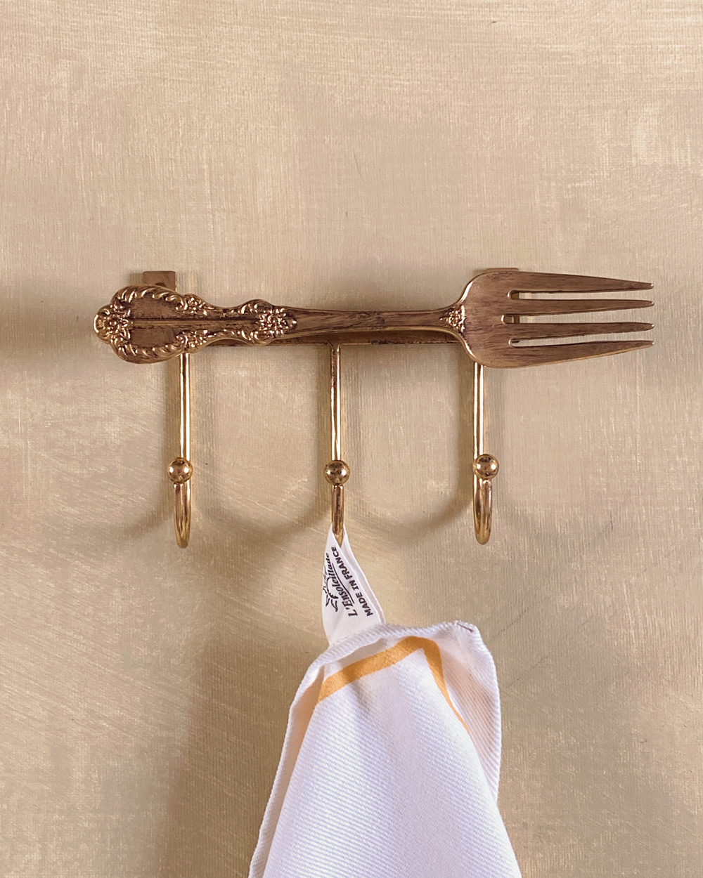 French Bistro Fork Metal Wall Hook