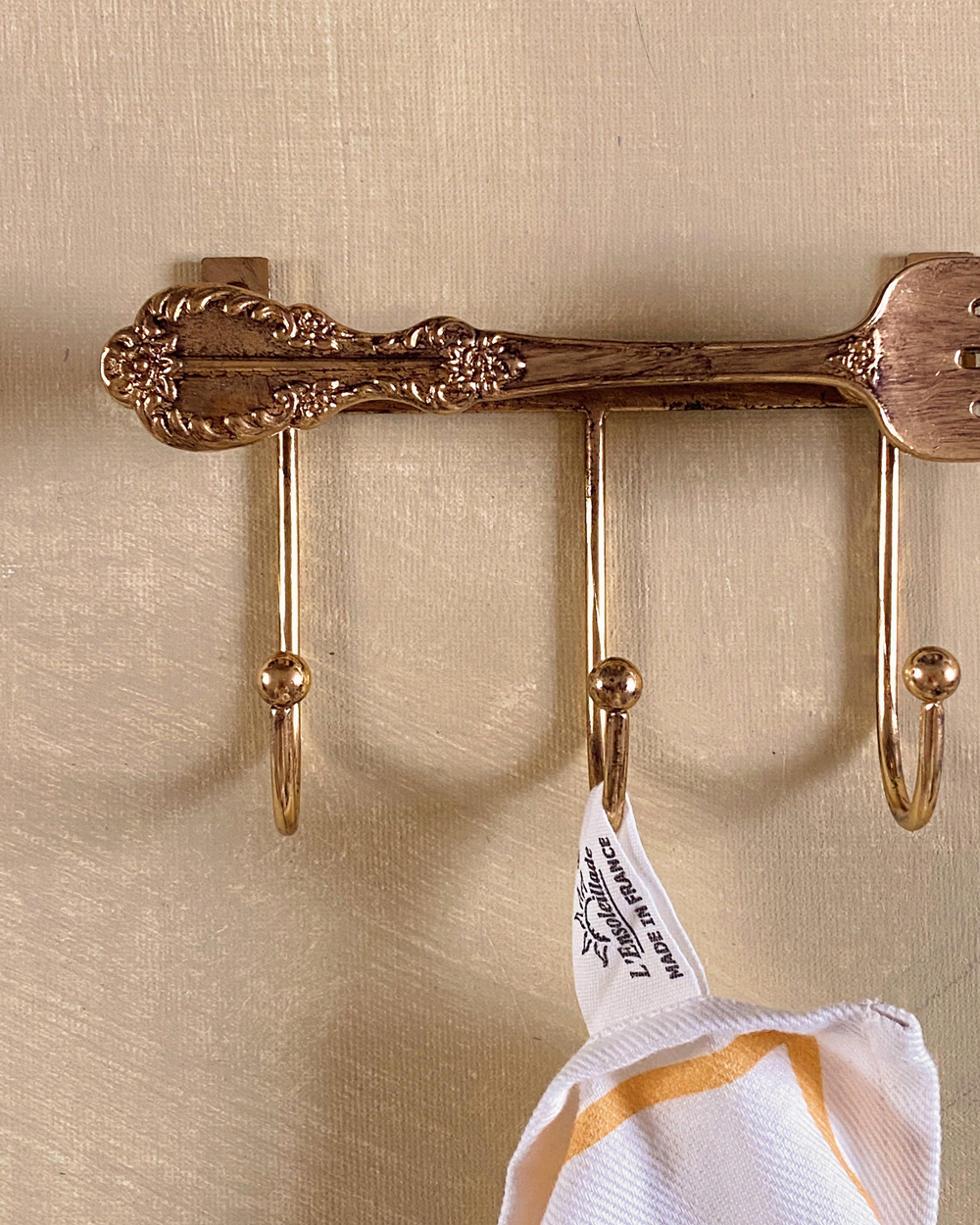 French Bistro Fork Metal Wall Hook
