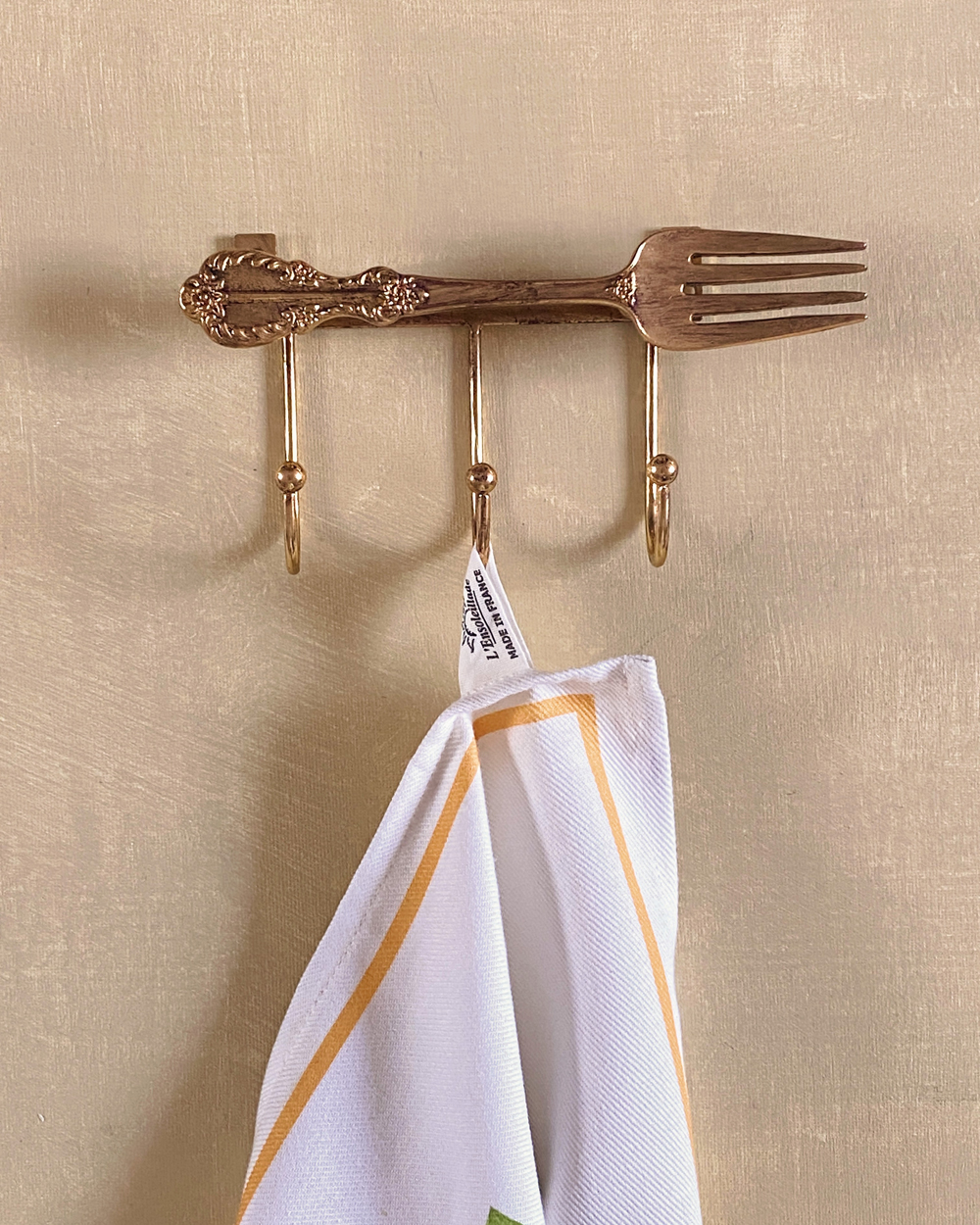 French Bistro Fork Metal Wall Hook