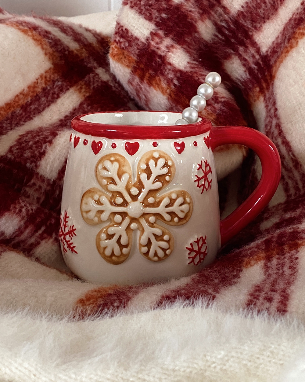 Snowflake Ceramic Mug