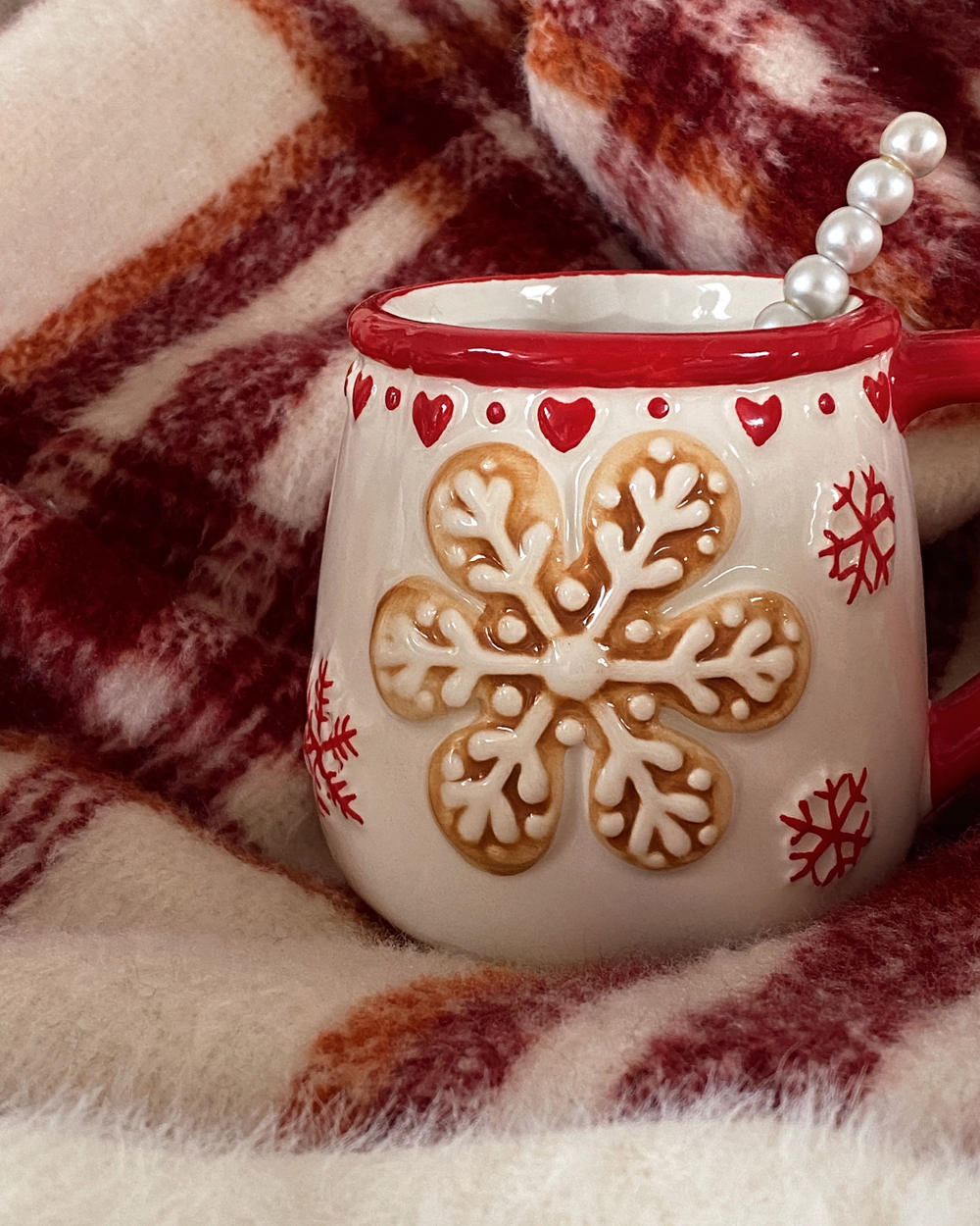 Snowflake Ceramic Mug