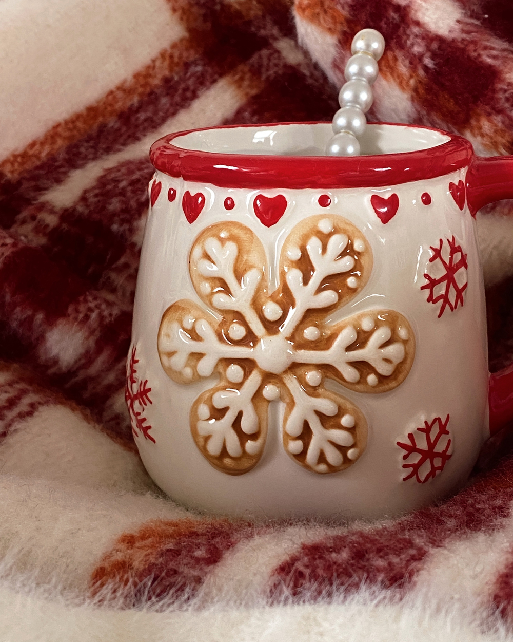 Snowflake Ceramic Mug