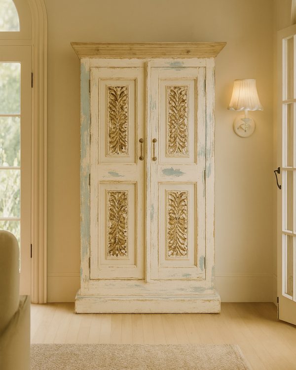 Bellevue Wood Storage Cabinet