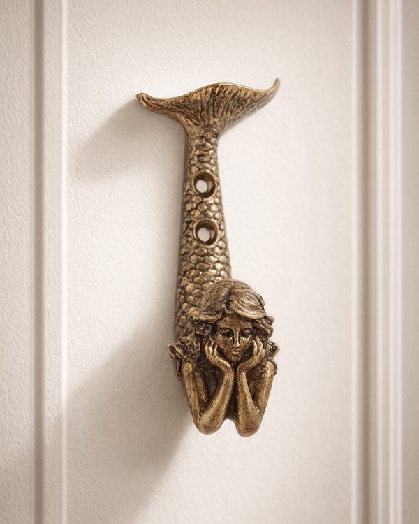 Mermaid Metal Wall Hook