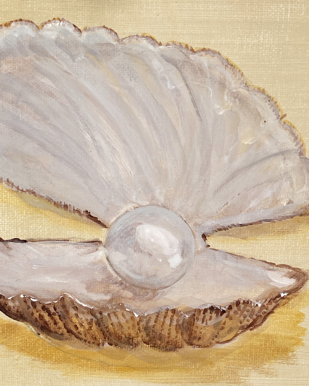 Pearl Oyster Framed Painting