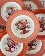 Vintage Villeroy Boch Fiorello Salad Plate Set of 8