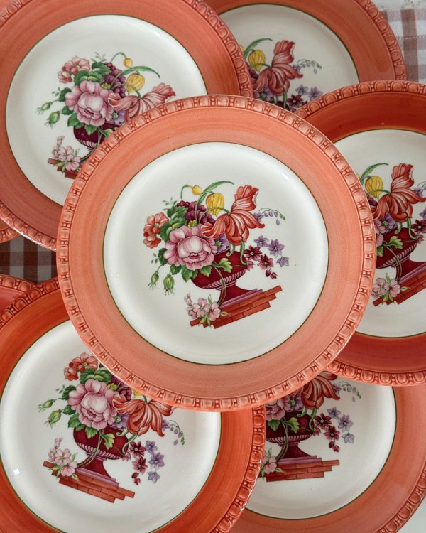 Vintage Villeroy Boch Fiorello Salad Plate Set of 8