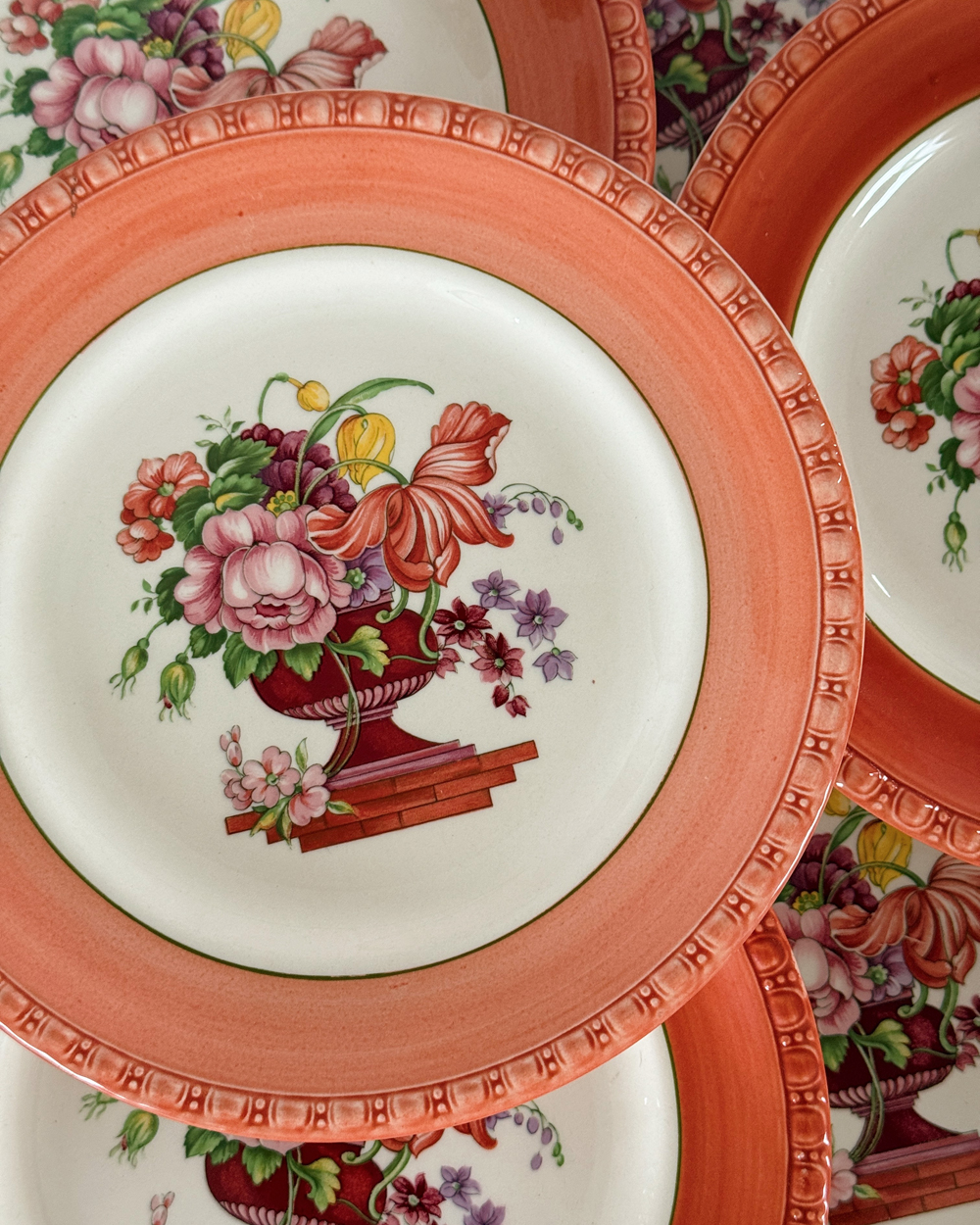 Vintage Villeroy Boch Fiorello Salad Plate Set of 8