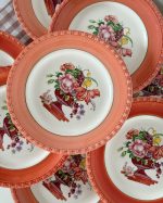Vintage Villeroy Boch Fiorello Salad Plate Set of 8