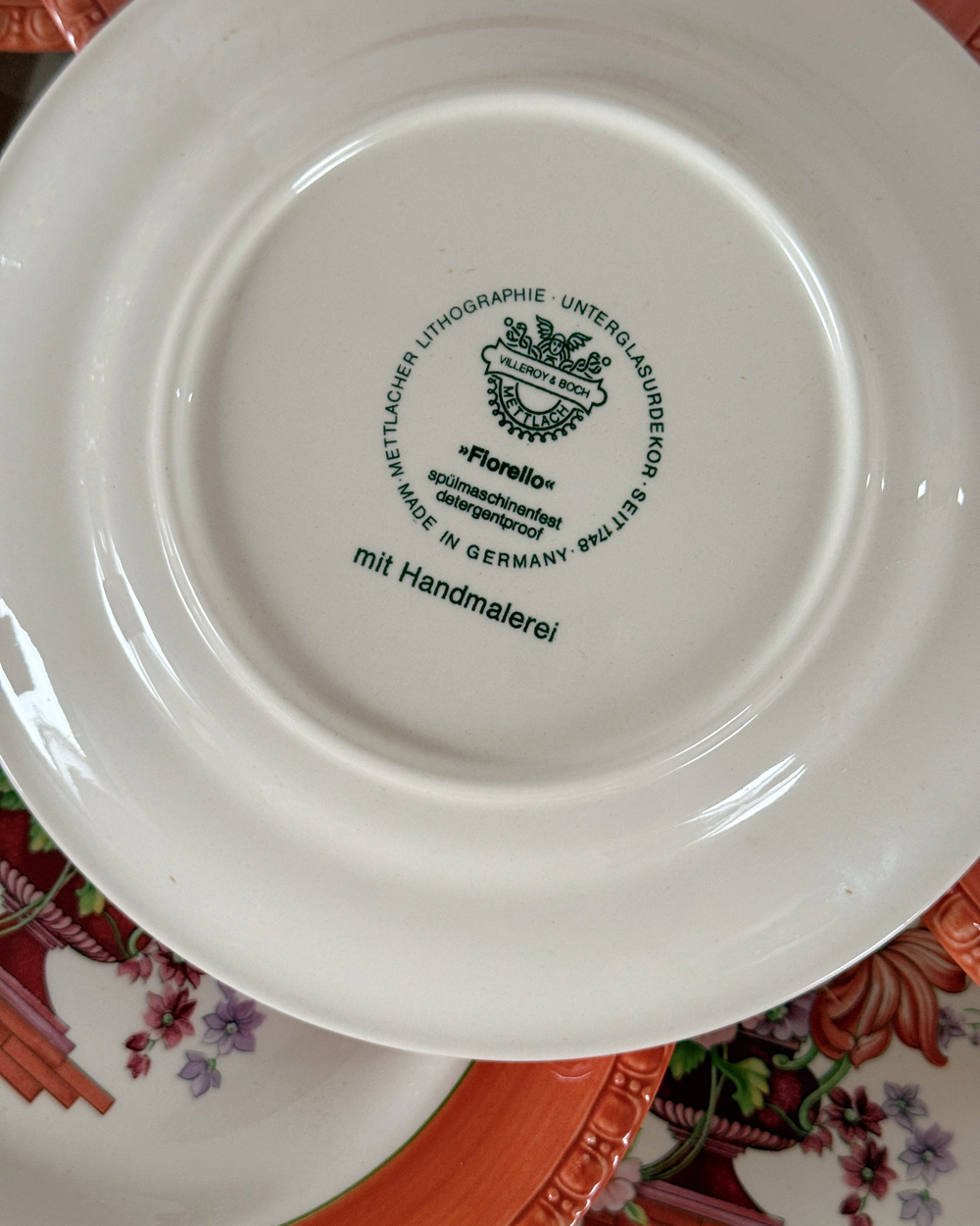 Vintage Villeroy Boch Fiorello Salad Plate Set of 8