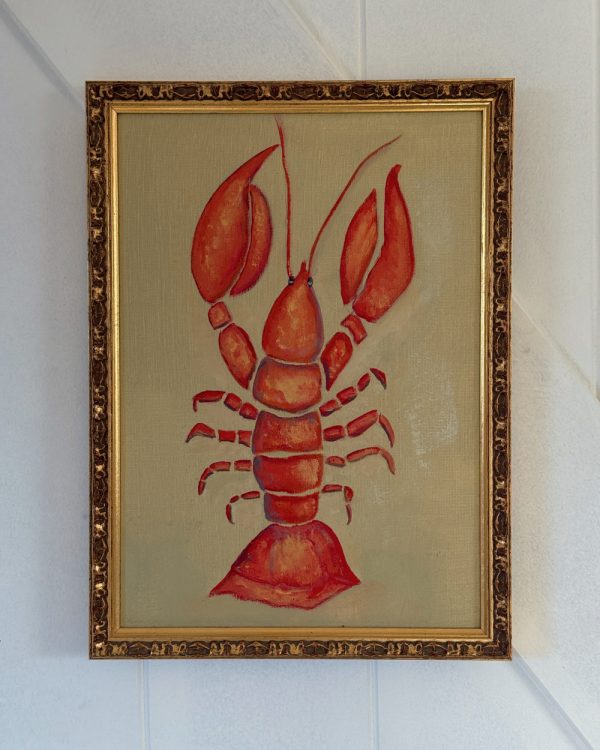 Red Lobster Framed Painting