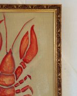 Red Lobster Framed Painting