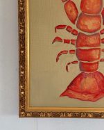 Red Lobster Framed Painting