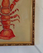 Red Lobster Framed Painting