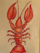 Red Lobster Framed Painting