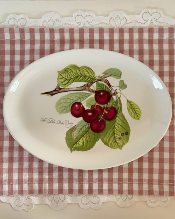 Vintage Portmeirion Pomona The Late Duke Cherry Serving Plate
