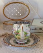 Vintage Silver Burch Cup Saucer Set