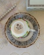 Vintage Silver Burch Cup Saucer Set