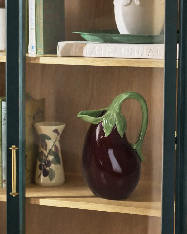 Aubergine Ceramic Pitcher