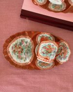 Antique Japanese Handpainted Kutani Floral Tea Set