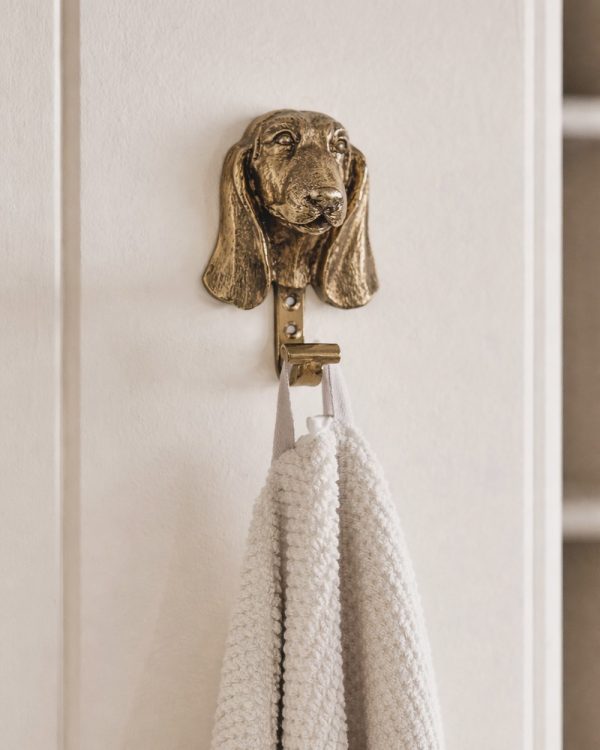 Basset Hound Metal Wall Hook