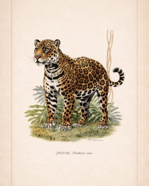 brass-glass-hanging-photo-frame-vintage-jaguar-print-4