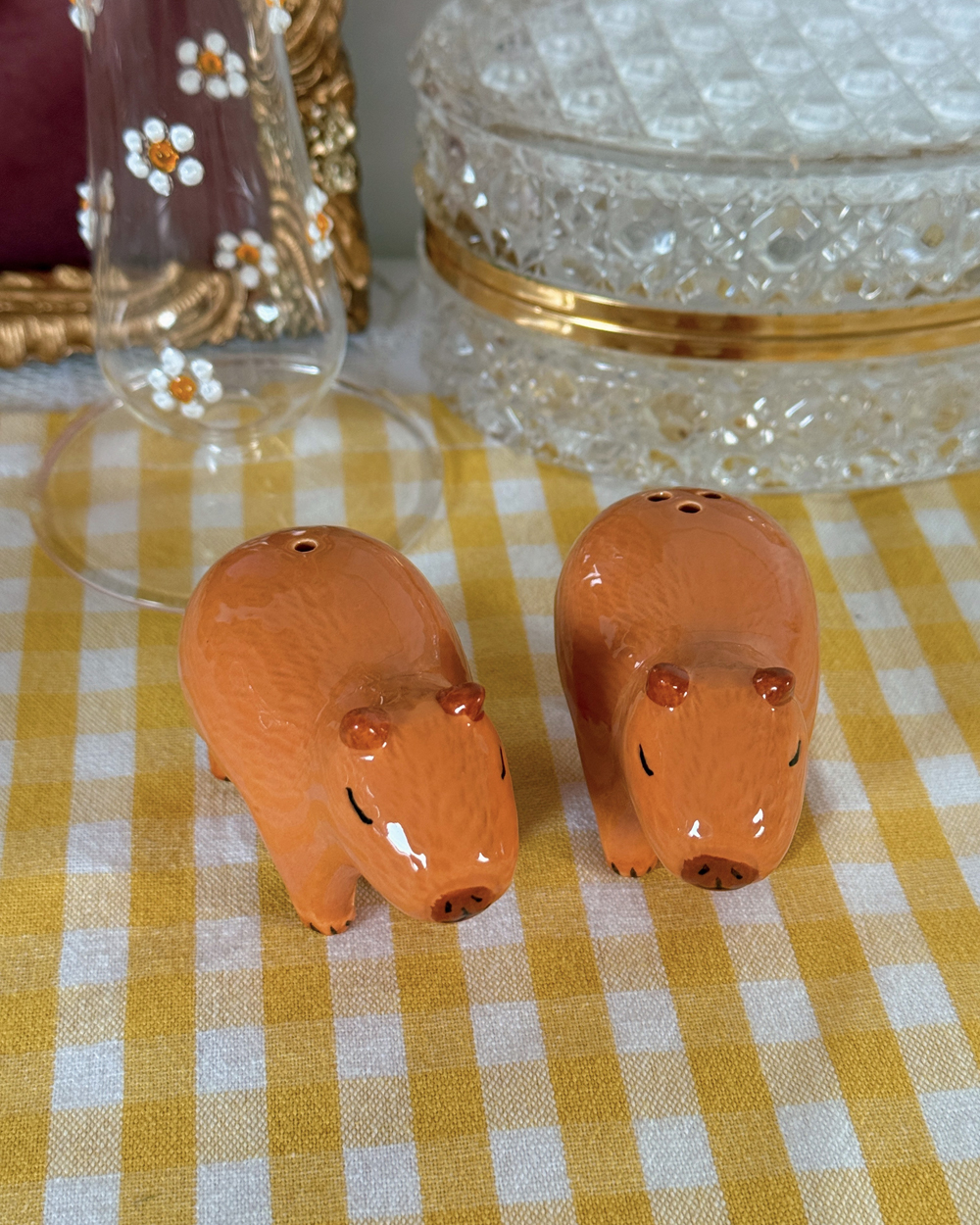 Capybara Salt Pepper Shaker Set