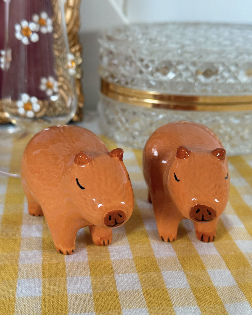 Capybara Salt Pepper Shaker Set